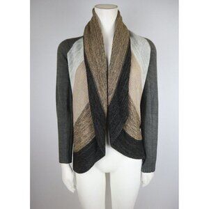 CHARTER CLUB - WOMEN'S GRAY OPEN CARDIGAN SWEATER - SIZE S